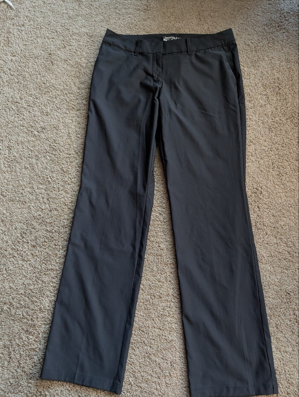 Women's Nike Dri Fit Golf Pants Black Size 8